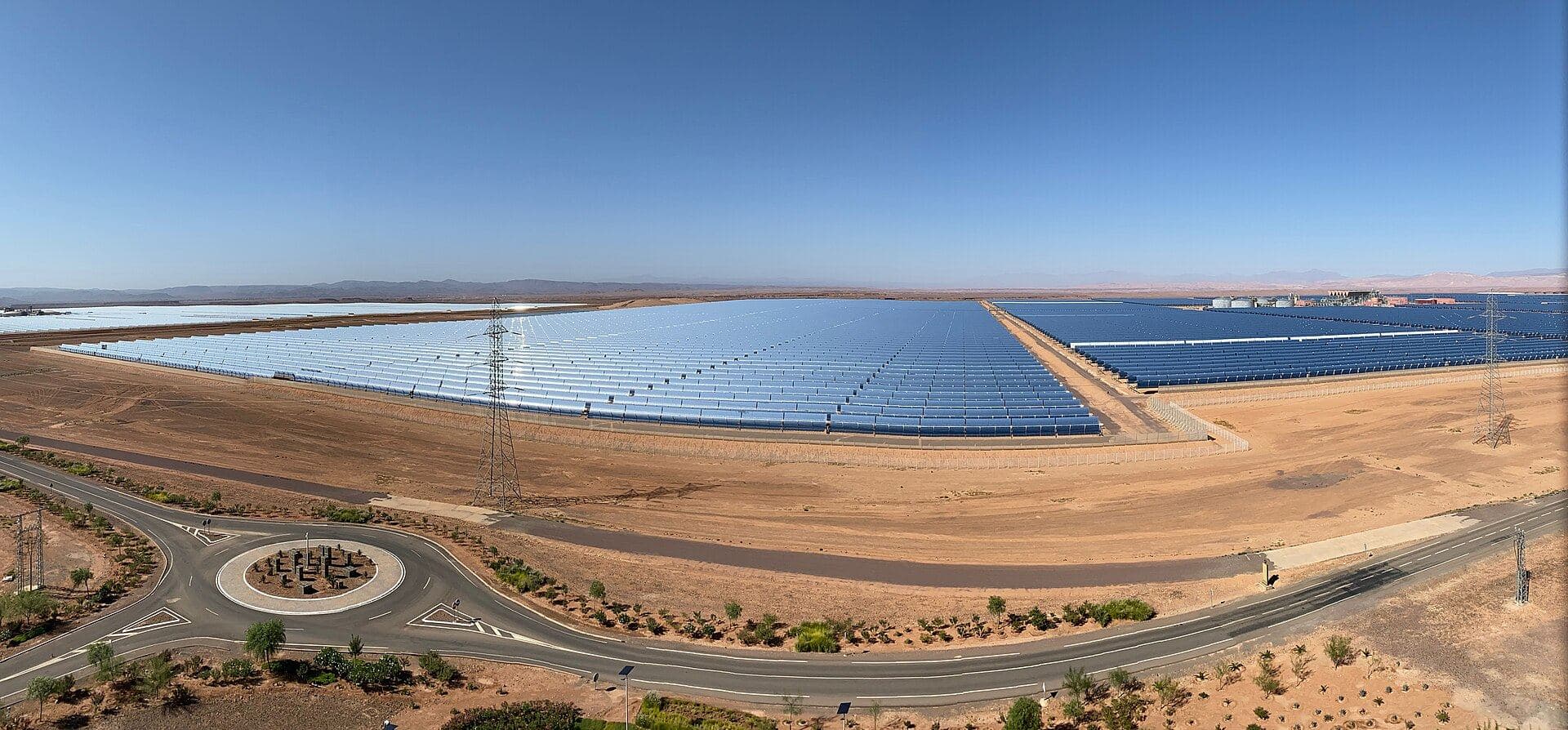 Noor 1 and 2 solar power station, Ouarzazate, Morocco